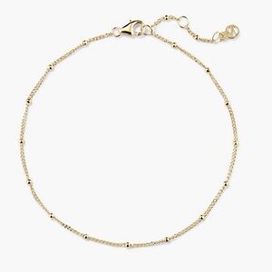 Brand New Mejuri 14k Yellow Gold Beaded Spheres Chain Bracelet